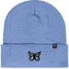 Dalix Butterfly Beanie In Periwinkle