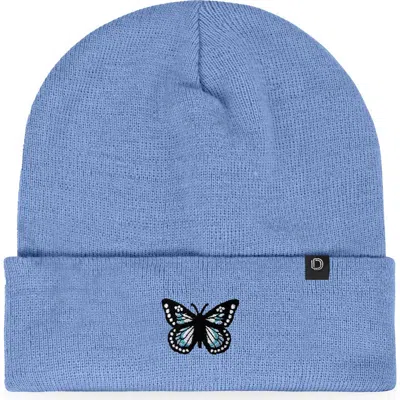 Dalix Butterfly Beanie In Periwinkle