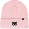 Dalix Butterfly Beanie In Pink