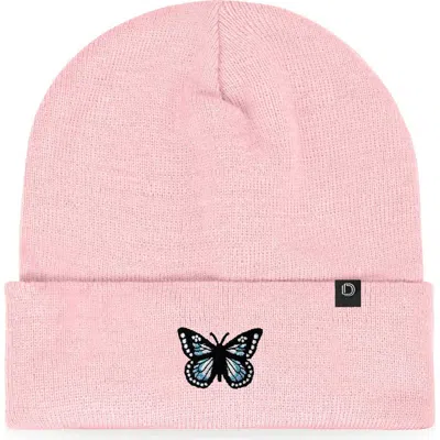 Dalix Butterfly Beanie In Pink