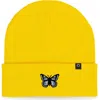 Dalix Butterfly Beanie In Yellow