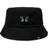 Dalix Butterfly Bucket Hat In Black