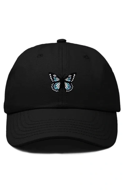 Dalix Butterfly Hat In Black