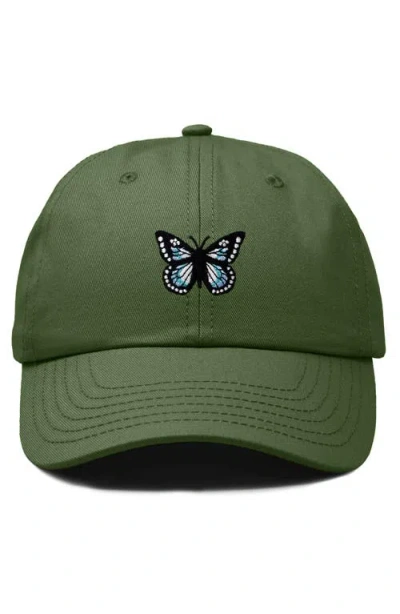 Dalix Butterfly Hat In Green