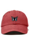 Dalix Butterfly Hat In Red