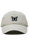 Dalix Butterfly Hat In White