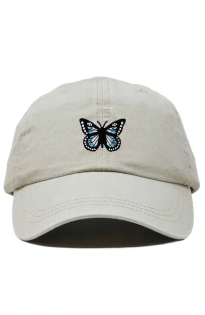 Dalix Butterfly Hat In White