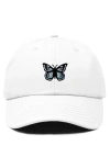 Dalix Butterfly Hat In White
