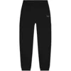 Dalix Butterfly Midweight Relaxed Fleece Track Pants In Black