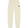 Dalix Butterfly Midweight Relaxed Fleece Track Pants In Neutral