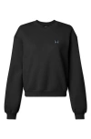 Dalix Butterfly Relaxed Sweatshirt In Black