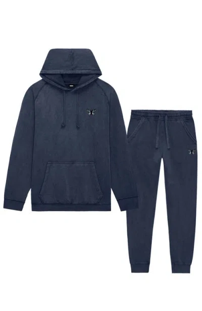 Dalix Butterfly Washed Sweatsuit