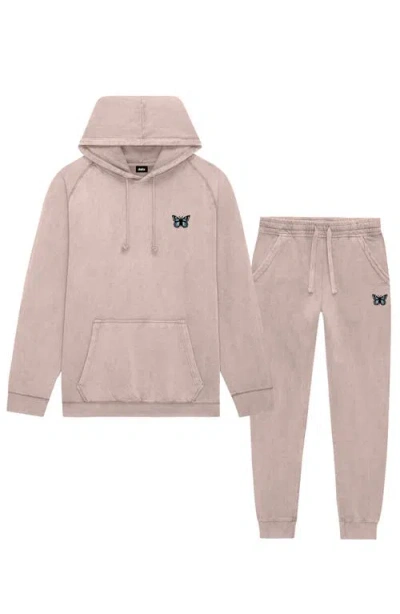 Dalix Butterfly Washed Sweatsuit