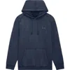 Dalix Butterfly Womens Mineral Washed Hoodie In Blue