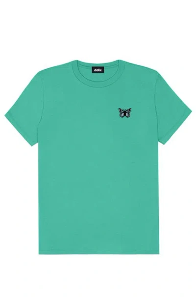 Dalix Butterfly Womens Relaxed Tee In Blue