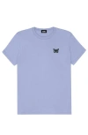 Dalix Butterfly Womens Relaxed Tee In Blue