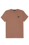 Dalix Butterfly Womens Relaxed Tee In Chestnut