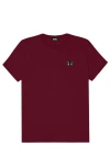 Dalix Butterfly Womens Relaxed Tee In Maroon