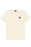 Dalix Butterfly Womens Relaxed Tee In Natural