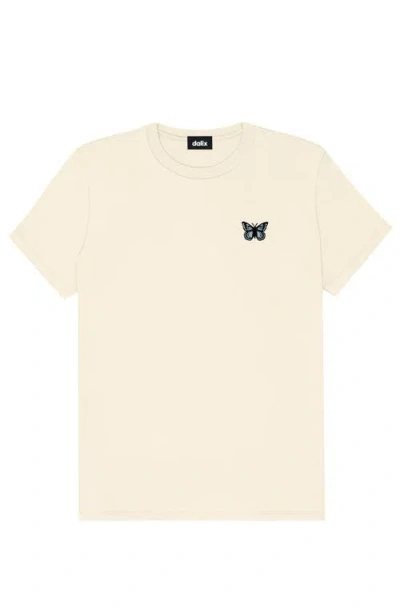 Dalix Butterfly Womens Relaxed Tee In Natural