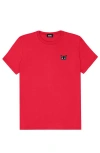Dalix Butterfly Womens Relaxed Tee In Red