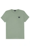Dalix Butterfly Womens Relaxed Tee In Sage