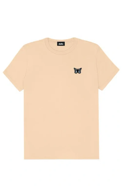 Dalix Butterfly Womens Relaxed Tee In Sand