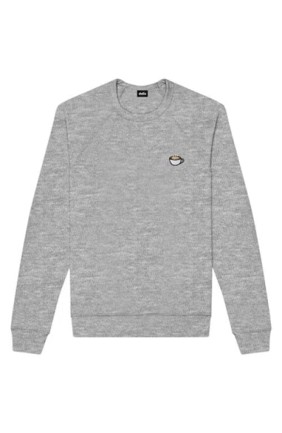 Dalix Cappuccino Fleece Sweatshirt In Athletic Heather