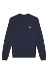 Dalix Cappuccino Fleece Sweatshirt In Heather Navy