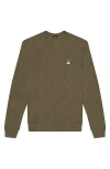 Dalix Cappuccino Fleece Sweatshirt In Heather Olive