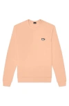 Dalix Cappuccino Fleece Sweatshirt In Peach