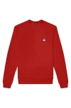Dalix Cappuccino Fleece Sweatshirt In Red