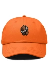 Dalix Capybara Donut Embroidered Cap In Orange