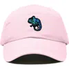 Dalix Chameleon Embroidered Dad Hat In Washed Pink