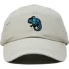 Dalix Chameleon Embroidered Dad Hat In Neutral