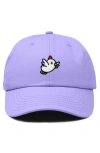 Dalix Chicken Embroidered Cotton Cap In Lavender