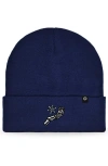 Dalix Chill Touch Beanie In Navy Blue