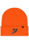 Dalix Chill Touch Beanie In Neon Orange