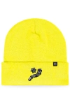 Dalix Chill Touch Beanie In Neon Yellow
