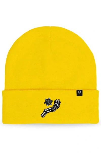 Dalix Chill Touch Beanie In Yellow