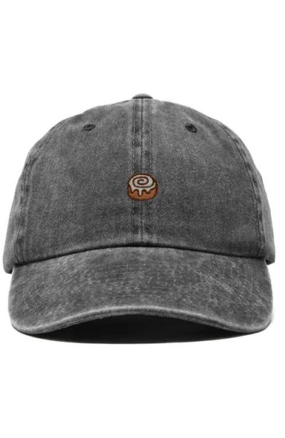 Dalix Cinnamon Roll Dad Cap In Black