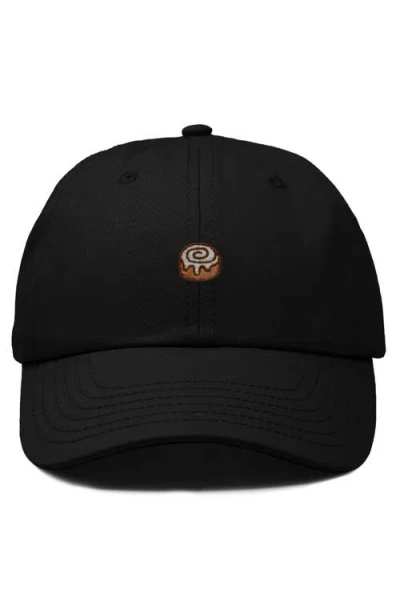 Dalix Cinnamon Roll Dad Cap In Black