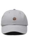 Dalix Cinnamon Roll Dad Cap In Gray