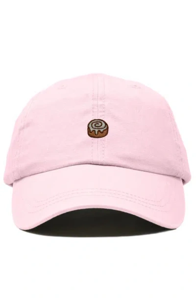 Dalix Cinnamon Roll Dad Cap In Pink