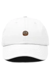 Dalix Cinnamon Roll Dad Cap In White