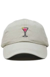 Dalix Cosmo Embroidered Casual Hat In Neutral