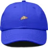 Dalix Croissant Dad Cap In Blue