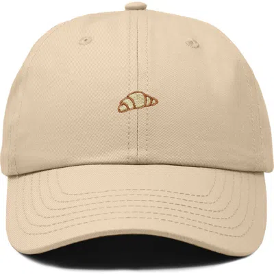 Dalix Croissant Dad Cap In Brown