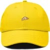 Dalix Croissant Dad Cap In Gold