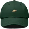 Dalix Croissant Dad Cap In Green